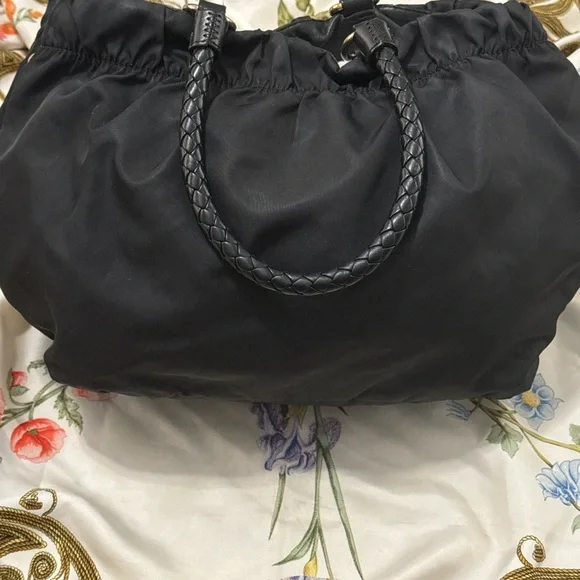 Prada tessuto nylon bauletto bow bag crossbody - Picture 6 of 16